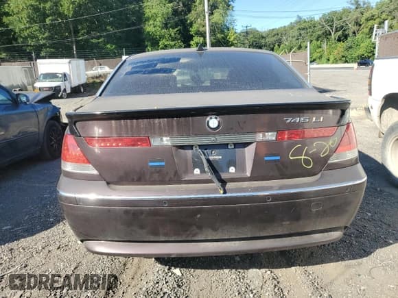 ✅ 2003 BMW 7 Series 745Li • VIN: WBAGN63413DR18433 • Lot: 69979715. Listed on Copart with Not provided. Free auction sales archive from the USA and detailed vehicle history report at DreamBid. Image 6.