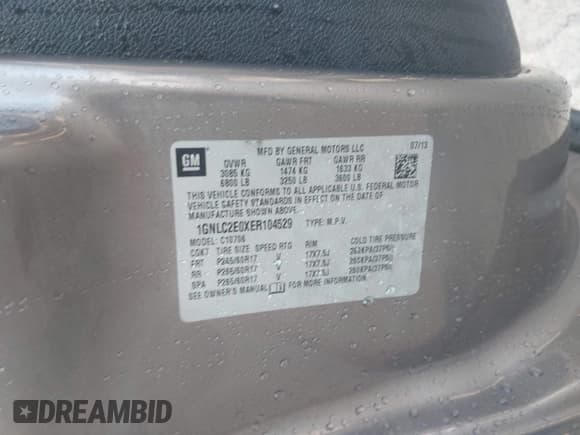 ✅ 2014 Chevrolet Tahoe Commercial • VIN: 1GNLC2E0XER104529 • Lot: 43217631. Wystawiony na IAAI z przebiegiem 237 010 mil. Bezpłatny archiwum sprzedaży aukcyjnych z USA i szczegółowy raport historii pojazdu na DreamBid. Zdjęcie 9.