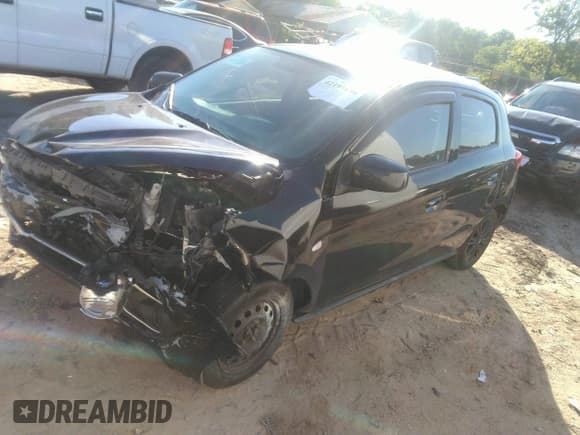 ✅ 2020 Mitsubishi Mirage LE • VIN: ML32A5HJ5LH010628 • Lot: 42191894. Listed on IAAI with 234,366 mi. Free auction sales archive from the USA and detailed vehicle history report at DreamBid. Image 2.