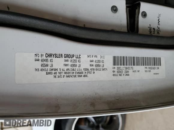 ✅ 2011 Dodge Charger Police • VIN: 2B3CL1CT3BH551751 • Лот: 93779155. Опубликован ранее на Copart с пробегом 173 768 миль. Бесплатный доступ к архиву аукционных продаж из США и подробный отчёт об истории автомобиля на DreamBid. Изображение 12.