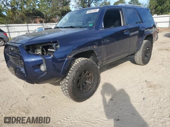 ✅ 2016 Toyota 4Runner Limited • VIN: JTEBU5JR0G5287677 • Lot: 85691205. Listed on Copart with 86,666 mi. Free auction sales archive from the USA and detailed vehicle history report at DreamBid. Image 1.