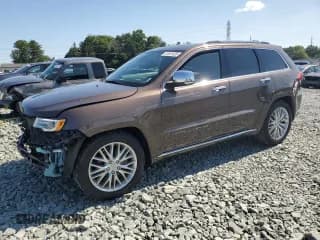 ✅ 2017 Jeep Grand Cherokee Summit • VIN: 1C4RJFJG6HC707343 • Lot: 61551925. Listed on Copart with 59,343 mi. Free auction sales archive from the USA and detailed vehicle history report at DreamBid. Image 1.