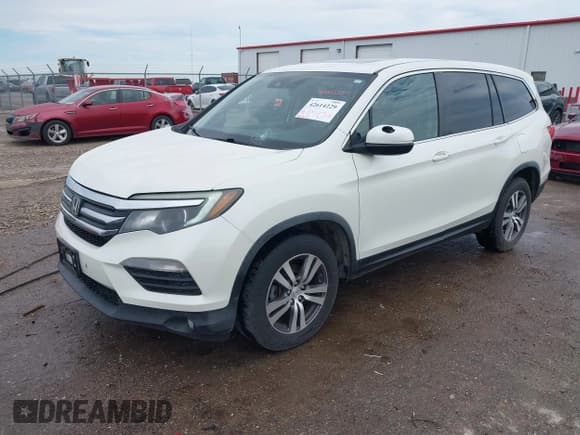 ✅ 2016 Honda Pilot EX-L • VIN: 5FNYF6H63GB025967 • Lot: 42614229. Listed on IAAI with 156,914 mi. Free auction sales archive from the USA and detailed vehicle history report at DreamBid. Image 2.