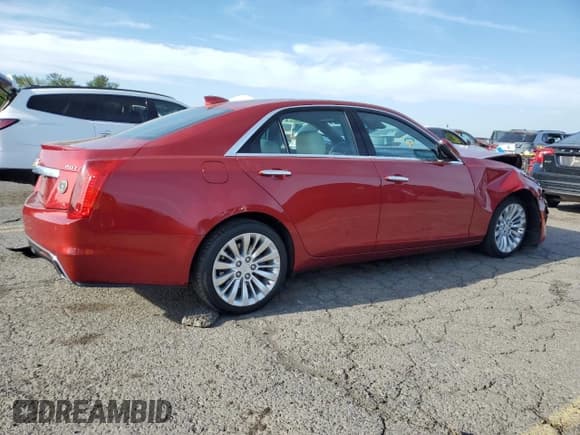 ✅ 2019 Cadillac CTS Luxury AWD • VIN: 1G6AX5SX8K0143503 • Lot: 56357225. Listed on Copart with 11,911 mi. Free auction sales archive from the USA and detailed vehicle history report at DreamBid. Image 3.
