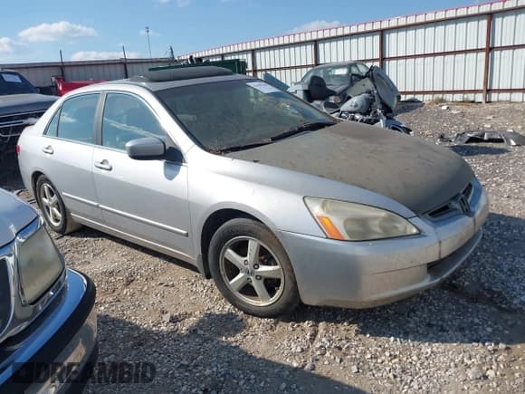 ✅ 2003 Honda Accord EX • VIN: JHMCM56663C002007 • Lot: 43449364. Listed on IAAI with 218,925 mi. Free auction sales archive from the USA and detailed vehicle history report at DreamBid. Image 1.