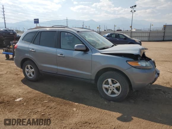 ✅ 2007 Hyundai Santa Fe GLS • VIN: 5NMSG73D97H061286 • Lot: 75621384. Listed on Copart with 184,908 mi. Free auction sales archive from the USA and detailed vehicle history report at DreamBid. Image 4.