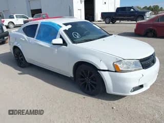 ✅ 2013 Dodge Avenger SXT • VIN: 1C3CDZCB6DN677876 • Lot: 43814040. Listed on IAAI with 112,248 mi. Free auction sales archive from the USA and detailed vehicle history report at DreamBid. Image 1.