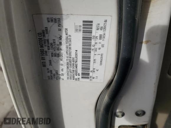 ✅ 2009 Mercury Mountaineer Premier • VIN: 4M2EU48E79UJ03014 • Lot: 54205355. Listed on Copart with Not provided. Free auction sales archive from the USA and detailed vehicle history report at DreamBid. Image 13.