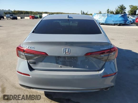 ✅ 2024 Honda Civic Sport • VIN: 2HGFE2F55RH578826 • Lot: 91137065. Listed on Copart with 16,035 mi. Free auction sales archive from the USA and detailed vehicle history report at DreamBid. Image 6.