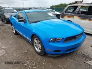 ✅ 2012 Ford Mustang Premium • VIN: 1ZVBP8AM2C5260747 • Lot: 43024911. Listed on IAAI with 162,767 mi. Free auction sales archive from the USA and detailed vehicle history report at DreamBid. Image 1.