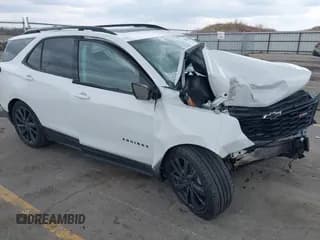 ✅ 2024 Chevrolet Equinox RS • VIN: 3GNAXWEG6RS213895 • Lot: 42005630. Wystawiony na IAAI z przebiegiem 13 293 mil. Bezpłatny archiwum sprzedaży aukcyjnych z USA i szczegółowy raport historii pojazdu na DreamBid. Zdjęcie 1.