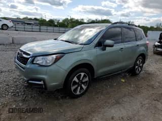 2018 Subaru Forester Limited with VIN JF2SJAJC6JH501712, listed as a Copart auction lot 55933025 with 72,968 mi miles and Salvage title. Bid and sale history available at DreamBid. Image 1.