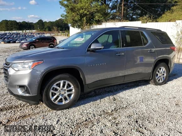 2019 Chevrolet Traverse LT Cloth z VIN 1GNERGKWXKJ206811, wystawiony jako Copart lot #90910665 z przebiegiem 176 954 mil mil oraz Czysty tytuł • Clean title. Historia ofert i sprzedaży dostępna na DreamBid. Obrazek 1.