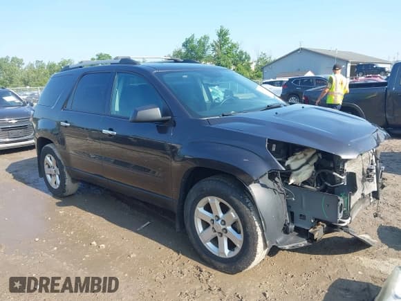 ✅ 2015 GMC Acadia SLE • VIN: 1GKKVPKD9FJ330522 • Lot: 42439586. Listed on IAAI with 114,463 mi. Free auction sales archive from the USA and detailed vehicle history report at DreamBid. Image 1.