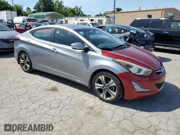 2016 Hyundai Elantra Sport with VIN KMHDH4AH2GU534735, listed as a Copart auction lot 56826214 with 120,180 mi miles and Clean title. Bid and sale history available at DreamBid. Image 4.