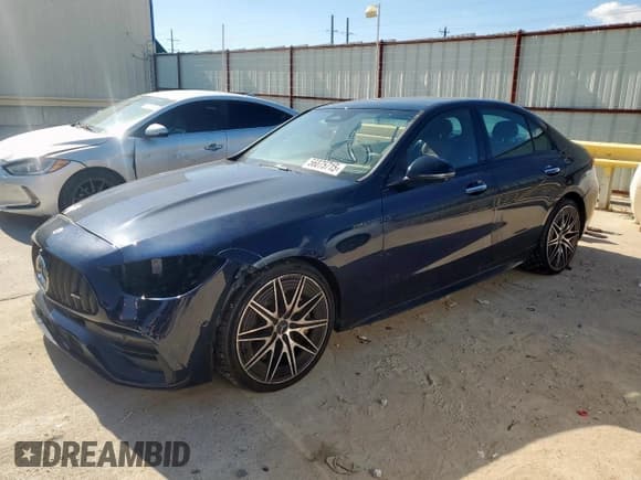 ✅ 2023 Mercedes-Benz C 43 AMG • VIN: W1KAF8HB3PR108549 • Lot: 56075715. Wystawiony na Copart z przebiegiem 23 023 mil. Bezpłatny archiwum sprzedaży aukcyjnych z USA i szczegółowy raport historii pojazdu na DreamBid. Zdjęcie 1.