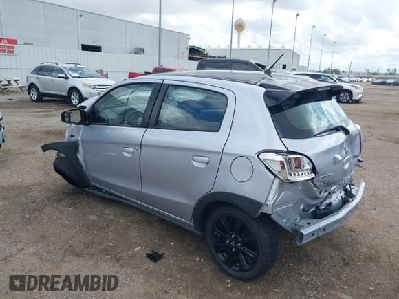 ✅ 2024 Mitsubishi Mirage Black Edition • VIN: ML32AWHJ3RH008410 • Lot: 40231440. Listed on IAAI with 1,400 mi. Free auction sales archive from the USA and detailed vehicle history report at DreamBid. Image 3.