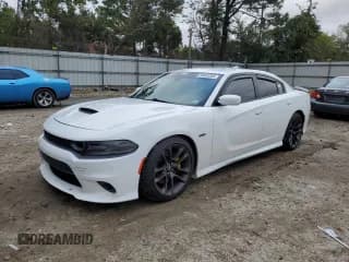 ✅ 2020 Dodge Charger Scat Pack • VIN: 2C3CDXGJ4LH126875 • Lot: 86603365. Wystawiony na Copart z przebiegiem 65 843 mil. Bezpłatny archiwum sprzedaży aukcyjnych z USA i szczegółowy raport historii pojazdu na DreamBid. Zdjęcie 1.