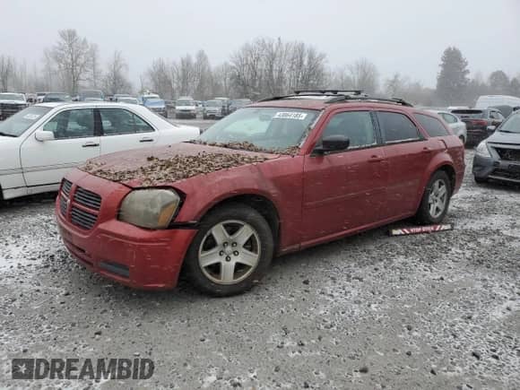 2006 Dodge Magnum SE с VIN 2D8FV48V25H178306, выставлен на аукционе Copart как лот 43864185 с пробегом 225 183 миль миль и Чистый • Clean title. История ставок и продаж доступна на DreamBid. Изображение 1.
