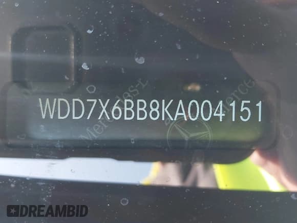 ✅ 2019 Mercedes-Benz AMG GT 53 • VIN: WDD7X6BB8KA004151 • Lot: 43100417. Listed on IAAI with 139,525 mi. Free auction sales archive from the USA and detailed vehicle history report at DreamBid. Image 17.