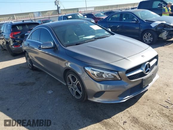 ✅ 2018 Mercedes-Benz CLA 250 • VIN: WDDSJ4EB6JN518969 • Lot: 41196085. Listed on IAAI with 53,886 mi. Free auction sales archive from the USA and detailed vehicle history report at DreamBid. Image 1.