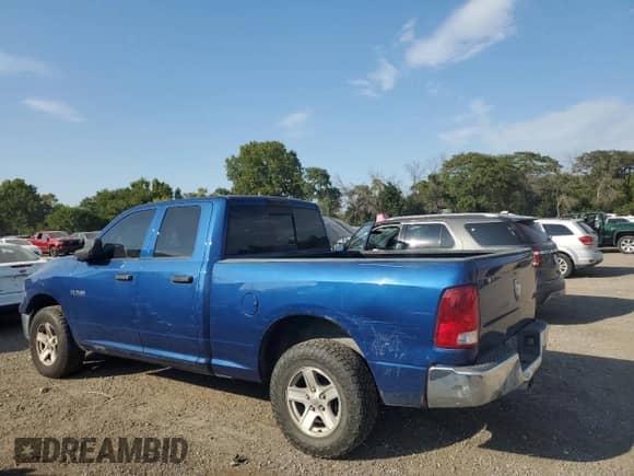 2009 Dodge 1500 ST with VIN 1D3HV18P19S757297, listed as a Copart auction lot 71671945 with 149,796 mi miles and Salvage title. Bid and sale history available at DreamBid. Image 2.