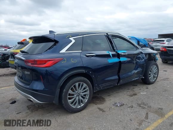 ✅ 2023 Infiniti QX50 Luxe • VIN: 3PCAJ5BA6PF106162 • Lot: 41287134. Listed on IAAI with 23,003 mi. Free auction sales archive from the USA and detailed vehicle history report at DreamBid. Image 4.