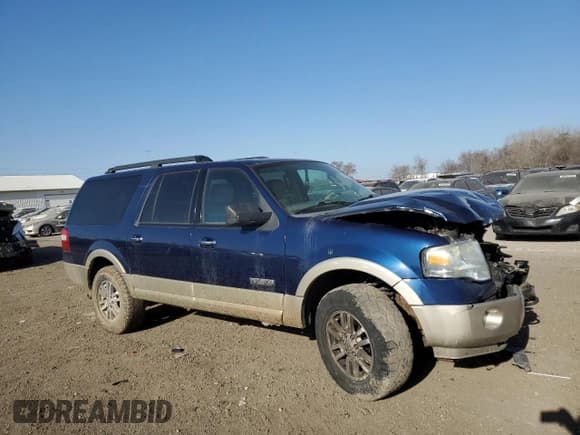 ✅ 2008 Ford Expedition Max Eddie Bauer • VIN: 1FMFK18528LA79381 • Lot: 48807975. Listed on Copart with 255,790 mi. Free auction sales archive from the USA and detailed vehicle history report at DreamBid. Image 4.