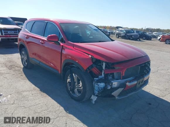 ✅ 2023 Hyundai Santa Fe SE • VIN: 5NMS1DAJ1PH580809 • Lot: 43627309. Listed on IAAI with 47,414 mi. Free auction sales archive from the USA and detailed vehicle history report at DreamBid. Image 1.