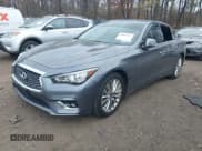 ✅ 2021 Infiniti Q50 Luxe • VIN: JN1EV7BR8MM752929 • Lot: 41907927. Listed on IAAI with 43,263 mi. Free auction sales archive from the USA and detailed vehicle history report at DreamBid. Image 2.
