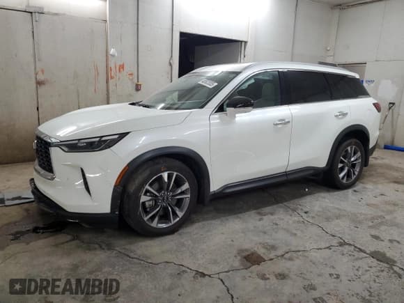 ✅ 2023 Infiniti QX60 Luxe • VIN: 5N1DL1FS9PC370536 • Lot: 48502005. Listed on Copart with 19,070 mi. Free auction sales archive from the USA and detailed vehicle history report at DreamBid. Image 1.