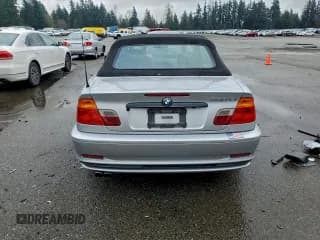 ✅ 2001 BMW 3 Series 330Ci • VIN: WBABS534X1JU81222 • Lot: 93956185. Listed on Copart with 122,631 mi. Free auction sales archive from the USA and detailed vehicle history report at DreamBid. Image 6.