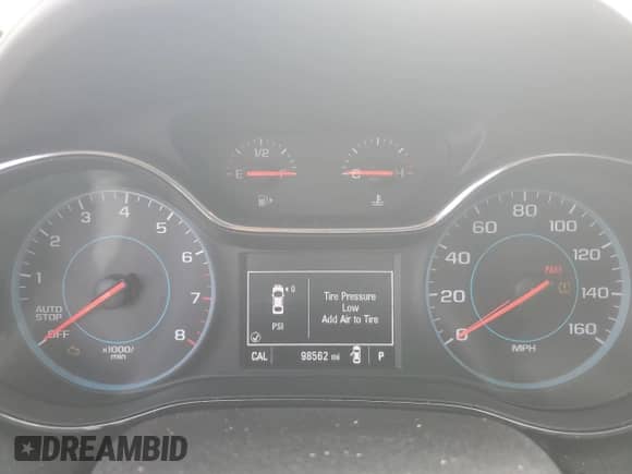 ✅ 2016 Chevrolet Cruze LS • VIN: 1G1BC5SM3G7323403 • Lot: 90349275. Listed on Copart with 98,562 mi. Free auction sales archive from the USA and detailed vehicle history report at DreamBid. Image 9.