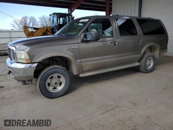✅ 2002 Ford Excursion Limited • VIN: 1FMSU43F22ED07806 • Lot: 52609545. Wystawiony na Copart z przebiegiem 511 068 mil. Bezpłatny archiwum sprzedaży aukcyjnych z USA i szczegółowy raport historii pojazdu na DreamBid. Zdjęcie 1.