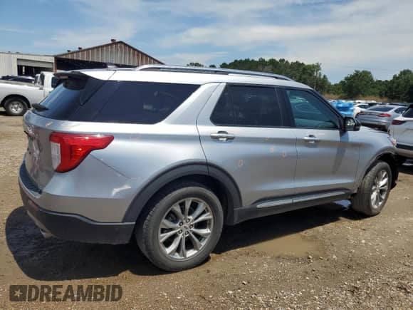 2023 Ford Explorer Limited with VIN 1FMSK7FH4PGA23383, listed as a Copart auction lot 63654425 with 55,858 mi miles and Salvage title. Bid and sale history available at DreamBid. Image 3.