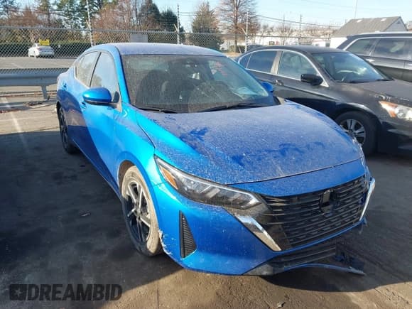 ✅ 2025 Nissan Sentra SV • VIN: 3N1AB8CV3SY325855 • Lot: 43772411. Wystawiony na IAAI z przebiegiem 8 562 mil. Bezpłatny archiwum sprzedaży aukcyjnych z USA i szczegółowy raport historii pojazdu na DreamBid. Zdjęcie 1.