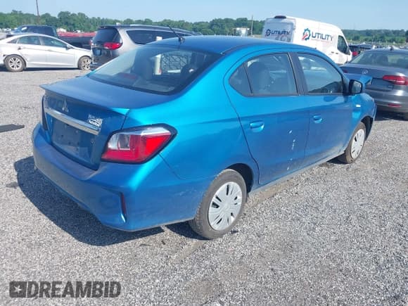 ✅ 2024 Mitsubishi Mirage ES • VIN: ML32FUFJ5RHF08645 • Lot: 42566776. Wystawiony na IAAI z przebiegiem 31 837 mil. Bezpłatny archiwum sprzedaży aukcyjnych z USA i szczegółowy raport historii pojazdu na DreamBid. Zdjęcie 4.