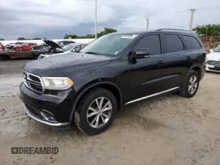 2016 Dodge Durango Limited with VIN 1C4RDHDG8GC459416, listed as a Copart auction lot 80223035 with 207,881 mi miles and Clean title. Bid and sale history available at DreamBid. Image 1.