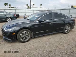 2022 Hyundai Sonata SEL with VIN KMHL64JA7NA186871, listed as a Copart auction lot 72039745 with 70,855 mi miles and Salvage title. Bid and sale history available at DreamBid. Image 1.