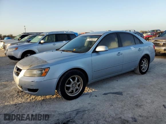 ✅ 2007 Hyundai Sonata GLS • VIN: 5NPET46C67H295477 • Лот: 75208334. Опубликован ранее на Copart с пробегом 118 355 миль. Бесплатный доступ к архиву аукционных продаж из США и подробный отчёт об истории автомобиля на DreamBid. Изображение 1.