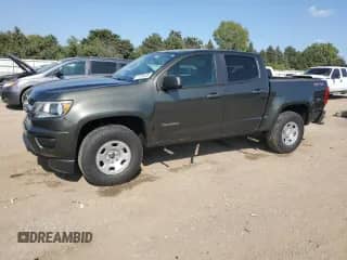 2018 Chevrolet Colorado 4WD Work Truck with VIN 1GCGTBEN0J1193459, listed as a Copart auction lot 71518455 with 69,537 mi miles and Salvage title. Bid and sale history available at DreamBid. Image 1.