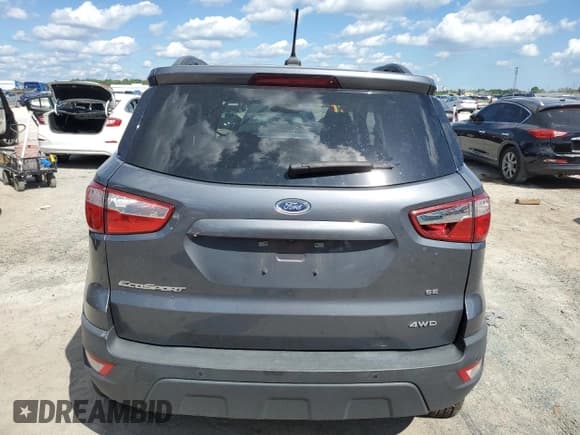 ✅ 2021 Ford EcoSport SE • VIN: MAJ6S3GLXMC400244 • Lot: 73909434. Listed on Copart with 41,758 mi. Free auction sales archive from the USA and detailed vehicle history report at DreamBid. Image 6.