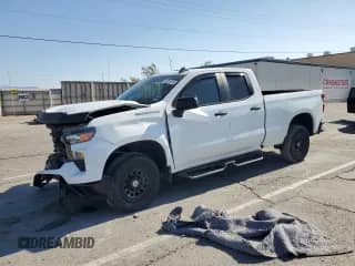 2024 Chevrolet Silverado 1500 Work Truck with VIN 1GCRDAEK1RZ249461, listed as a Copart auction lot 56251575 with 16,402 mi miles and Salvage title. Bid and sale history available at DreamBid. Image 1.