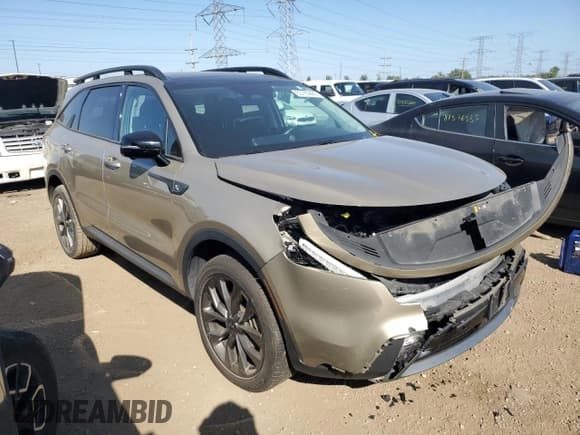 ✅ 2021 Kia Sorento SX Prestige X-Line • VIN: 5XYRKDLF8MG024880 • Lot: 83785695. Listed on Copart with 81,050 mi. Free auction sales archive from the USA and detailed vehicle history report at DreamBid. Image 4.