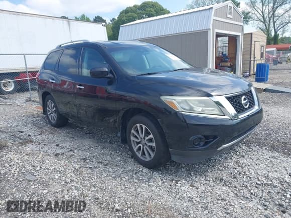 ✅ 2014 Nissan Pathfinder SV • VIN: 5N1AR2MN9EC726078 • Lot: 42144991. Listed on IAAI with 176,036 mi. Free auction sales archive from the USA and detailed vehicle history report at DreamBid. Image 1.