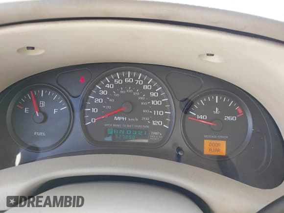 ✅ 2001 Chevrolet Impala • VIN: 2G1WF55E419349043 • Lot: 42336022. Listed on IAAI with 327,890 mi. Free auction sales archive from the USA and detailed vehicle history report at DreamBid. Image 7.
