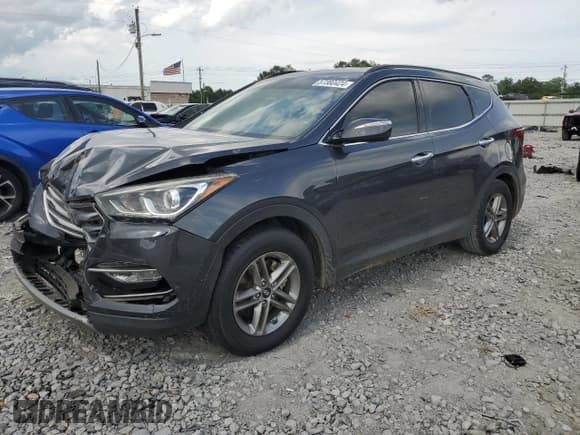 ✅ 2018 Hyundai Santa Fe 2.4L • VIN: 5XYZU3LB3JG507173 • Лот: 57380424. Опубликован ранее на Copart с пробегом 94 036 миль. Бесплатный доступ к архиву аукционных продаж из США и подробный отчёт об истории автомобиля на DreamBid. Изображение 1.