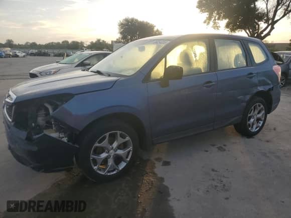2014 Subaru Forester 2.5i with VIN JF2SJAAC7EH440621, listed as a Copart auction lot 86054055 with 161,684 mi miles and Salvage title. Bid and sale history available at DreamBid. Image 1.