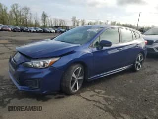 ✅ 2018 Subaru Impreza Special Sports • VIN: 4S3GTAL69J1734319 • Lot: 52453655. Listed on Copart with 45,282 mi. Free auction sales archive from the USA and detailed vehicle history report at DreamBid. Image 1.