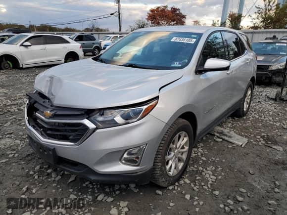 2019 Chevrolet Equinox LT with VIN 2GNAXUEV7K6248386, listed as a Copart auction lot 87435185 with 54,048 mi miles and Salvage title. Bid and sale history available at DreamBid. Image 1.